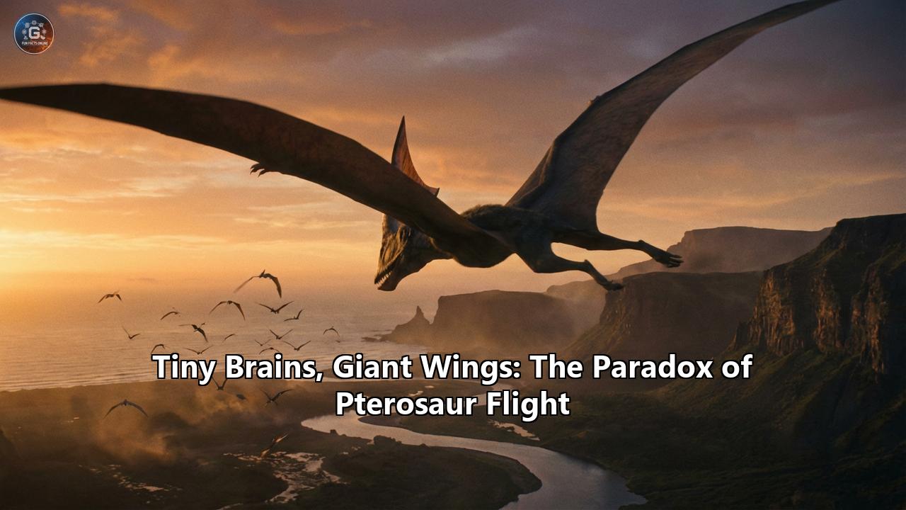 Tiny Brains, Giant Wings: The Paradox of Pterosaur Flight