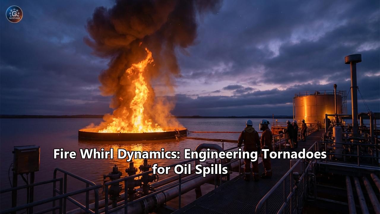 Fire Whirl Dynamics: Engineering Tornadoes for Oil Spills