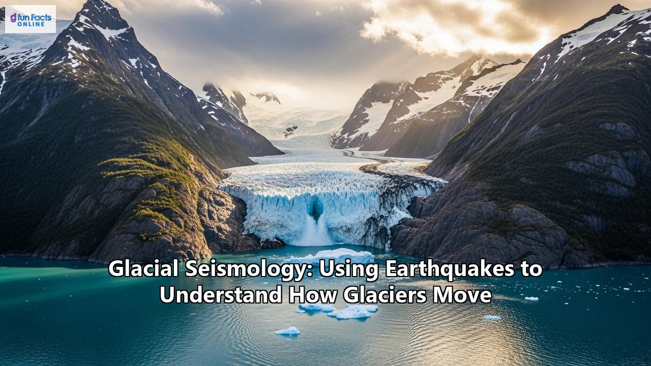 Glacial Seismology: Using Earthquakes to Understand How Glaciers Move