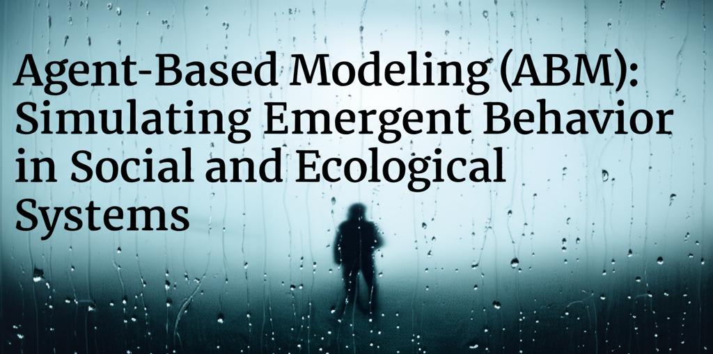 Agent-Based Modeling (ABM): Simulating Emergent Behavior in Social and Ecological Systems