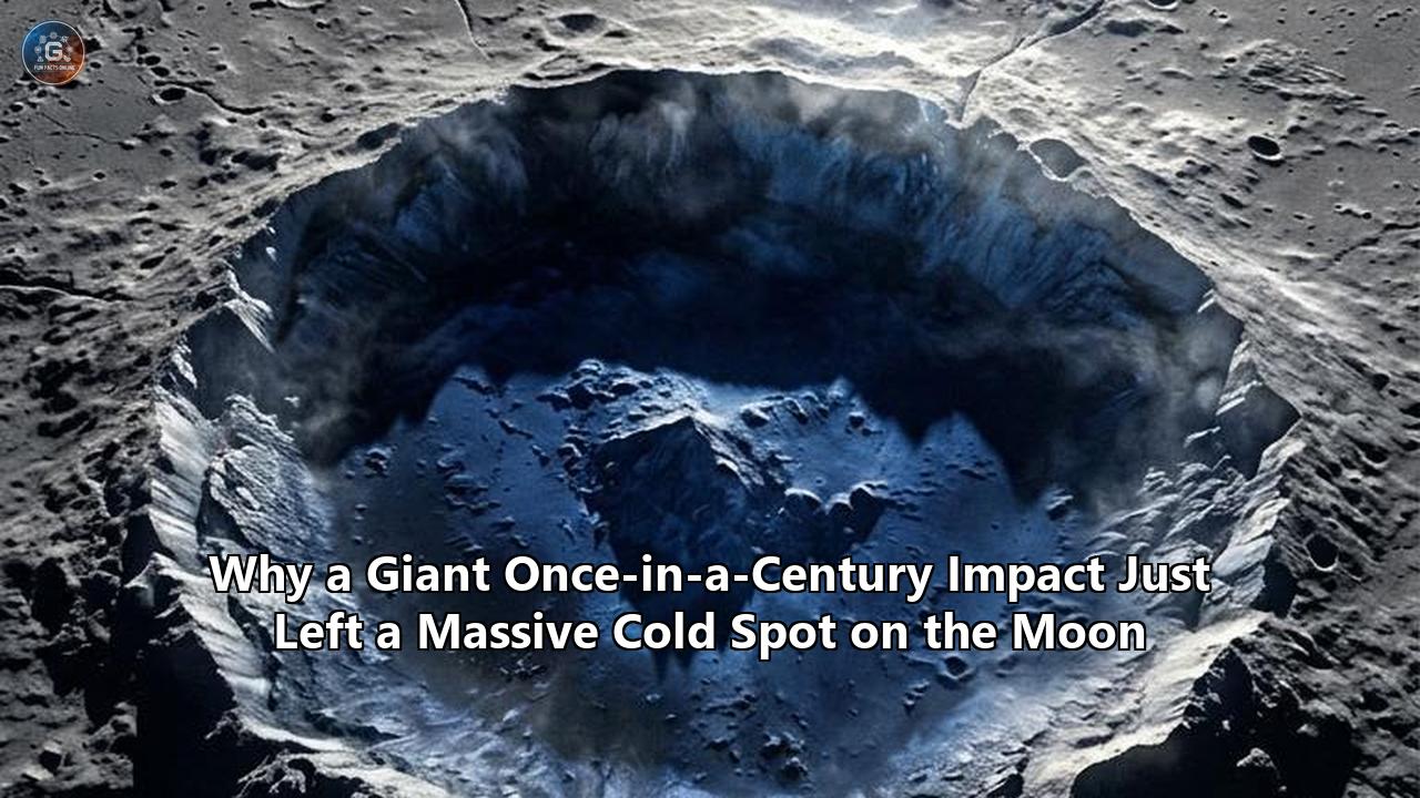Why a Giant Once-in-a-Century Impact Just Left a Massive Cold Spot on the Moon