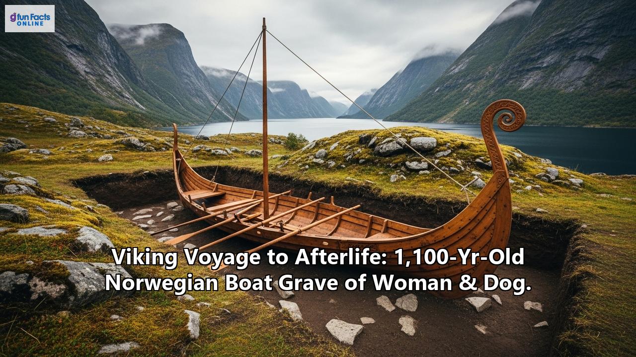 Viking Voyage to Afterlife: 1,100-Yr-Old Norwegian Boat Grave of Woman & Dog.