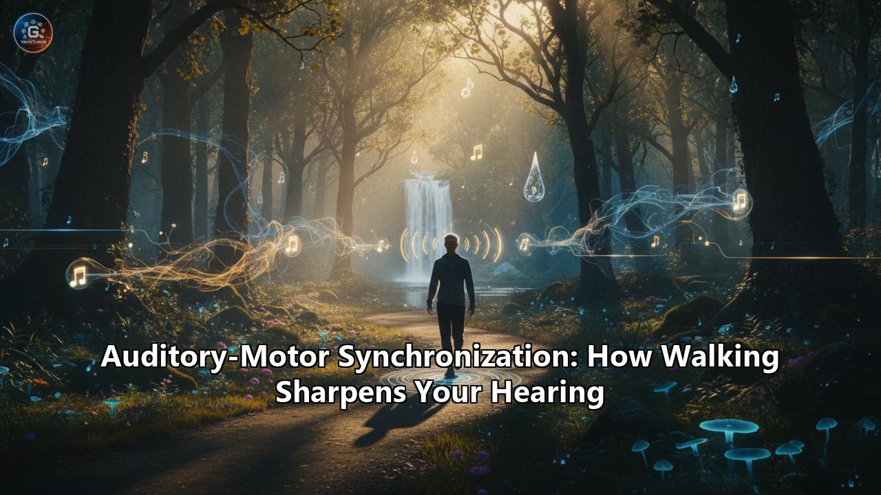 Auditory-Motor Synchronization: How Walking Sharpens Your Hearing
