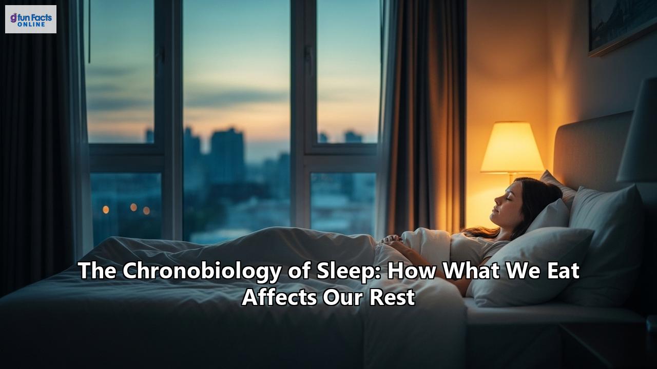 The Chronobiology of Sleep: How What We Eat Affects Our Rest