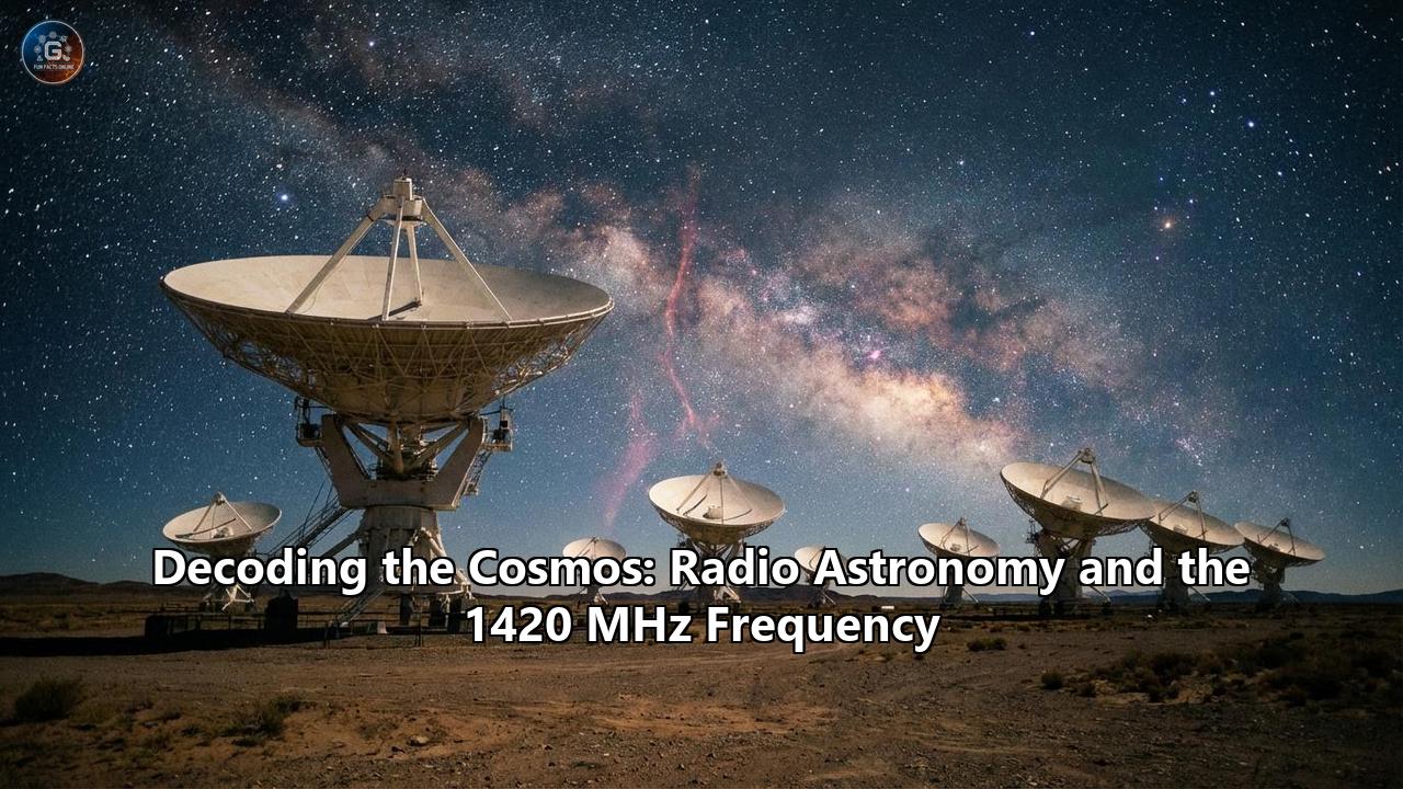 Decoding the Cosmos: Radio Astronomy and the 1420 MHz Frequency