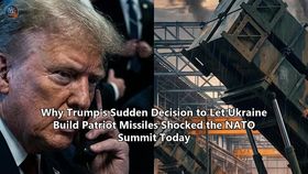 Why Trump’s Sudden Decision to Let Ukraine Build Patriot Missiles Shocked the NATO Summit Today