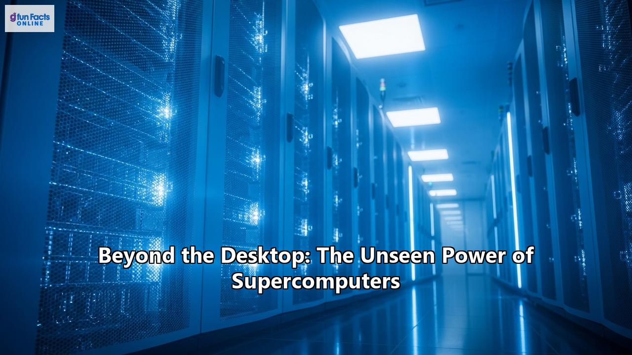 Beyond the Desktop: The Unseen Power of Supercomputers