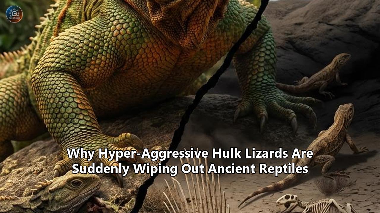 Why Hyper-Aggressive Hulk Lizards Are Suddenly Wiping Out Ancient Reptiles