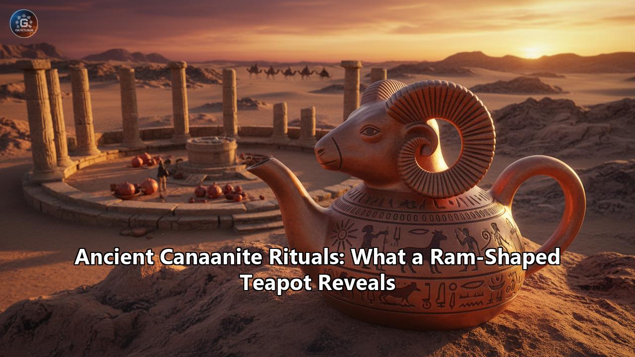 Ancient Canaanite Rituals: What a Ram-Shaped Teapot Reveals