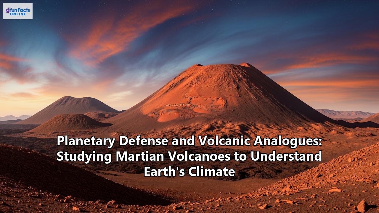 Planetary Defense and Volcanic Analogues: Studying Martian Volcanoes to Understand Earth's Climate