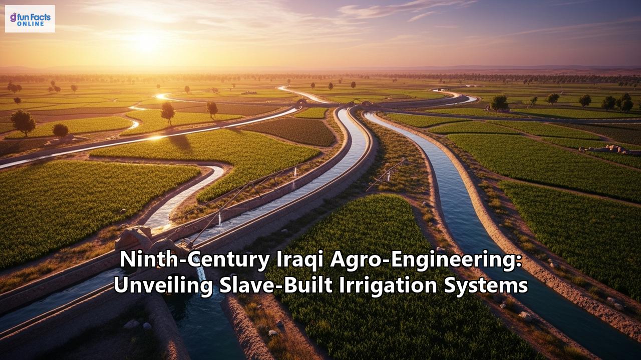 Ninth-Century Iraqi Agro-Engineering: Unveiling Slave-Built Irrigation Systems