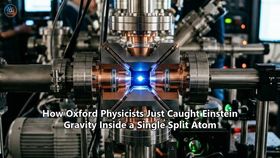 How Oxford Physicists Just Caught Einstein Gravity Inside a Single Split Atom