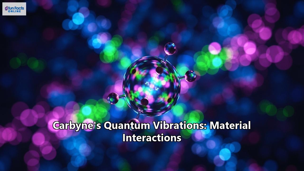 Carbyne's Quantum Vibrations: Material Interactions