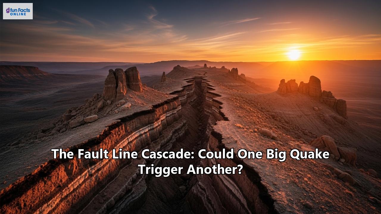 The Fault Line Cascade: Could One Big Quake Trigger Another?