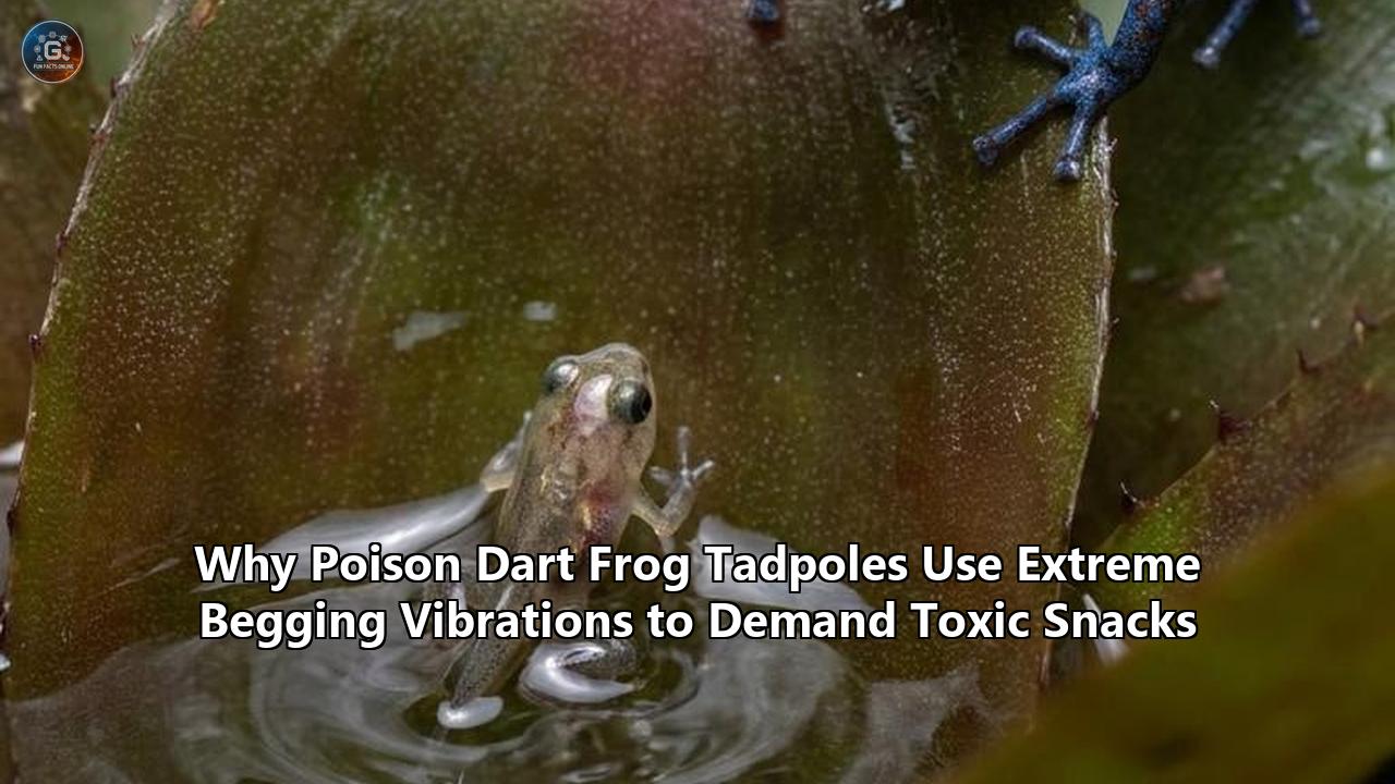 Why Poison Dart Frog Tadpoles Use Extreme Begging Vibrations to Demand Toxic Snacks