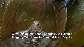 Why Poison Dart Frog Tadpoles Use Extreme Begging Vibrations to Demand Toxic Snacks