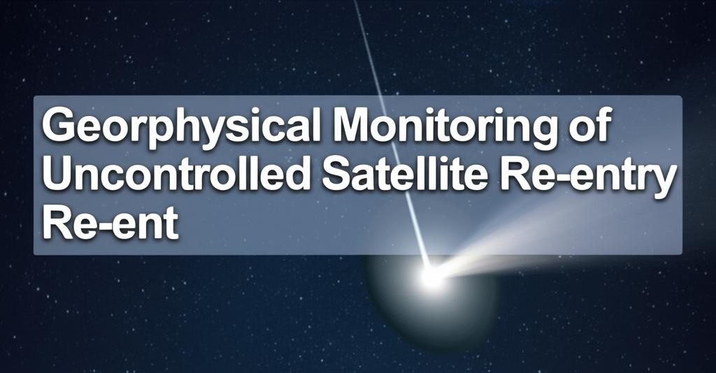 Geophysical Monitoring of Uncontrolled Satellite Re-entry Events