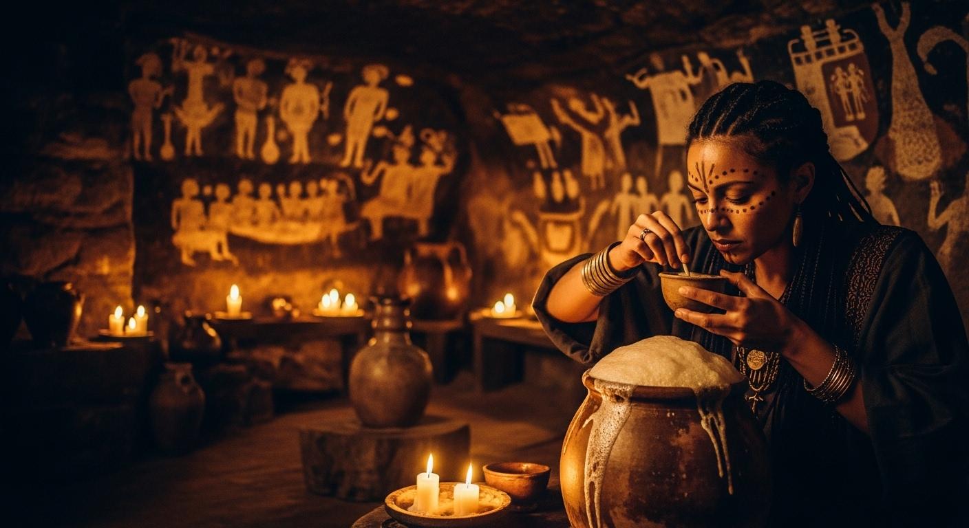 Ancient Brews & Bites: Archaeomicrobiology of Lost Fermentation Arts