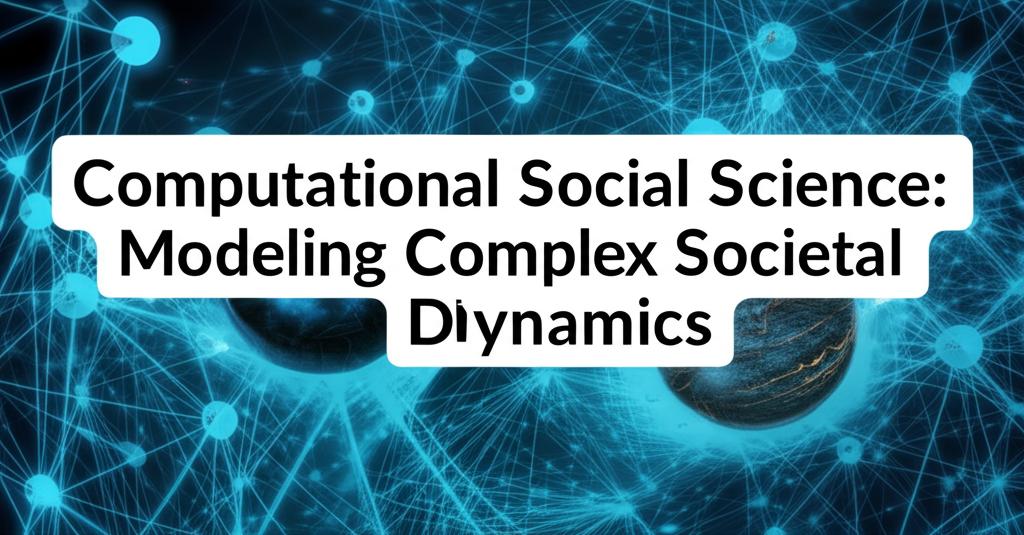 Computational Social Science: Modeling Complex Societal Dynamics