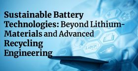 Sustainable Battery Technologies: Beyond Lithium-Ion Materials and Advanced Recycling Engineering