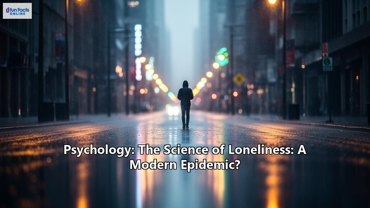 Psychology: The Science of Loneliness: A Modern Epidemic?