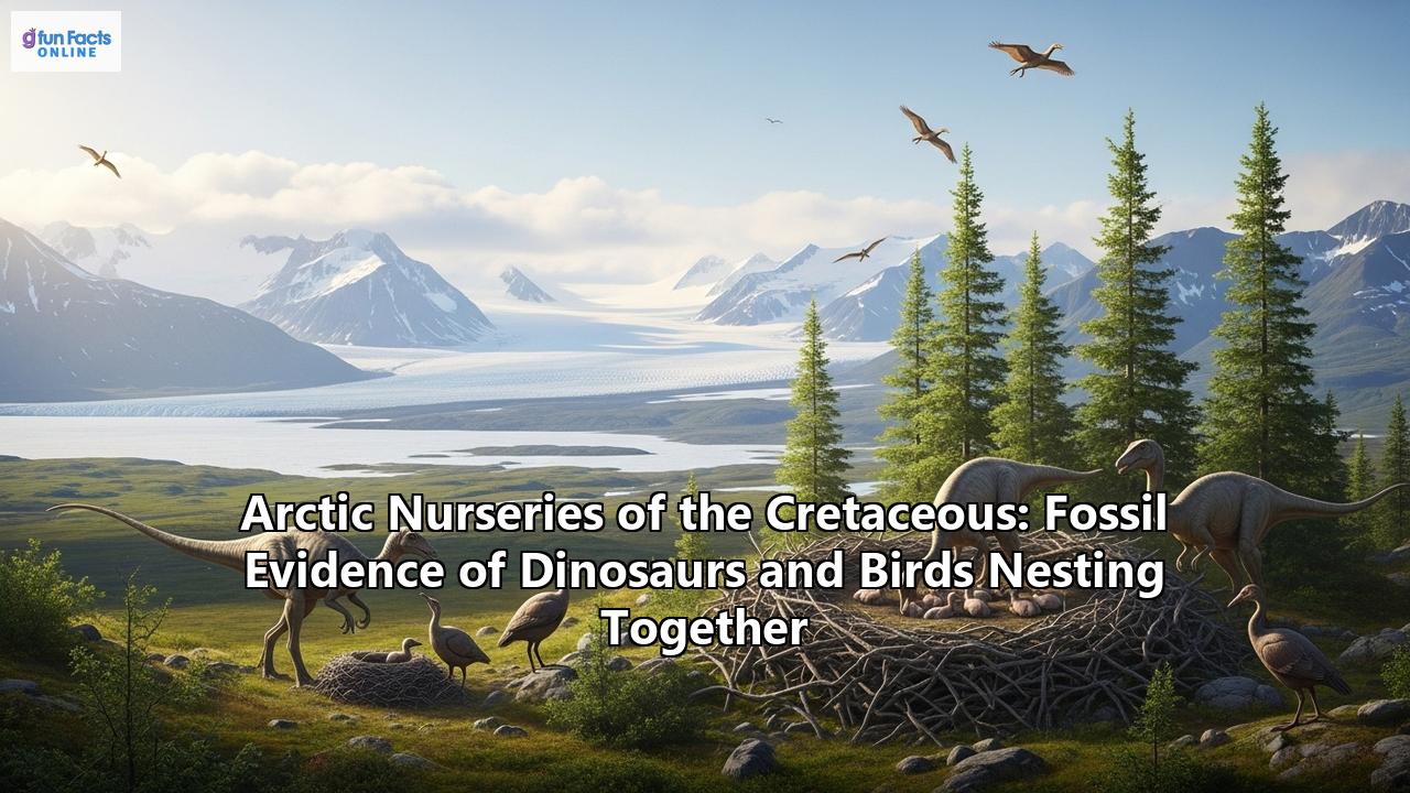Arctic Nurseries of the Cretaceous: Fossil Evidence of Dinosaurs and Birds Nesting Together