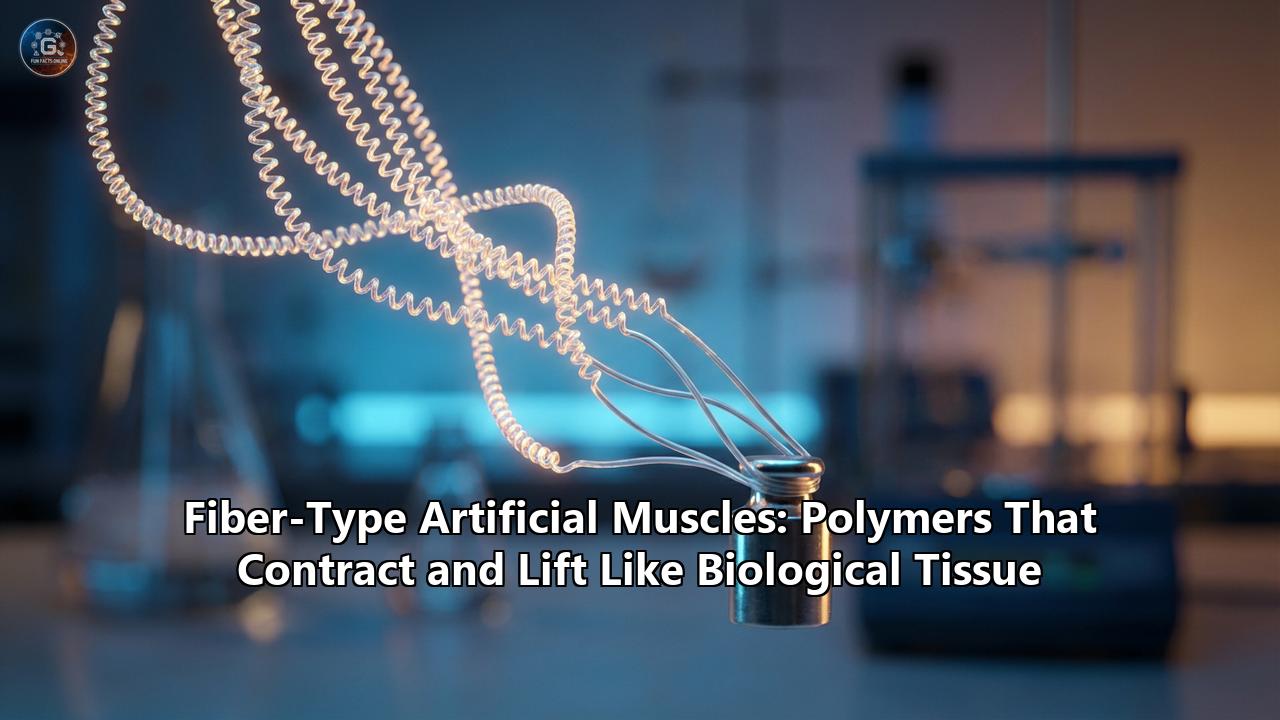 Fiber-Type Artificial Muscles: Polymers That Contract and Lift Like Biological Tissue