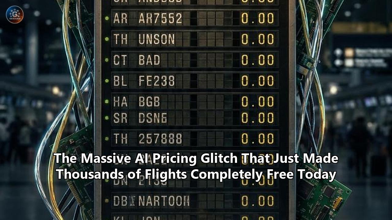The Massive AI Pricing Glitch That Just Made Thousands of Flights Completely Free Today