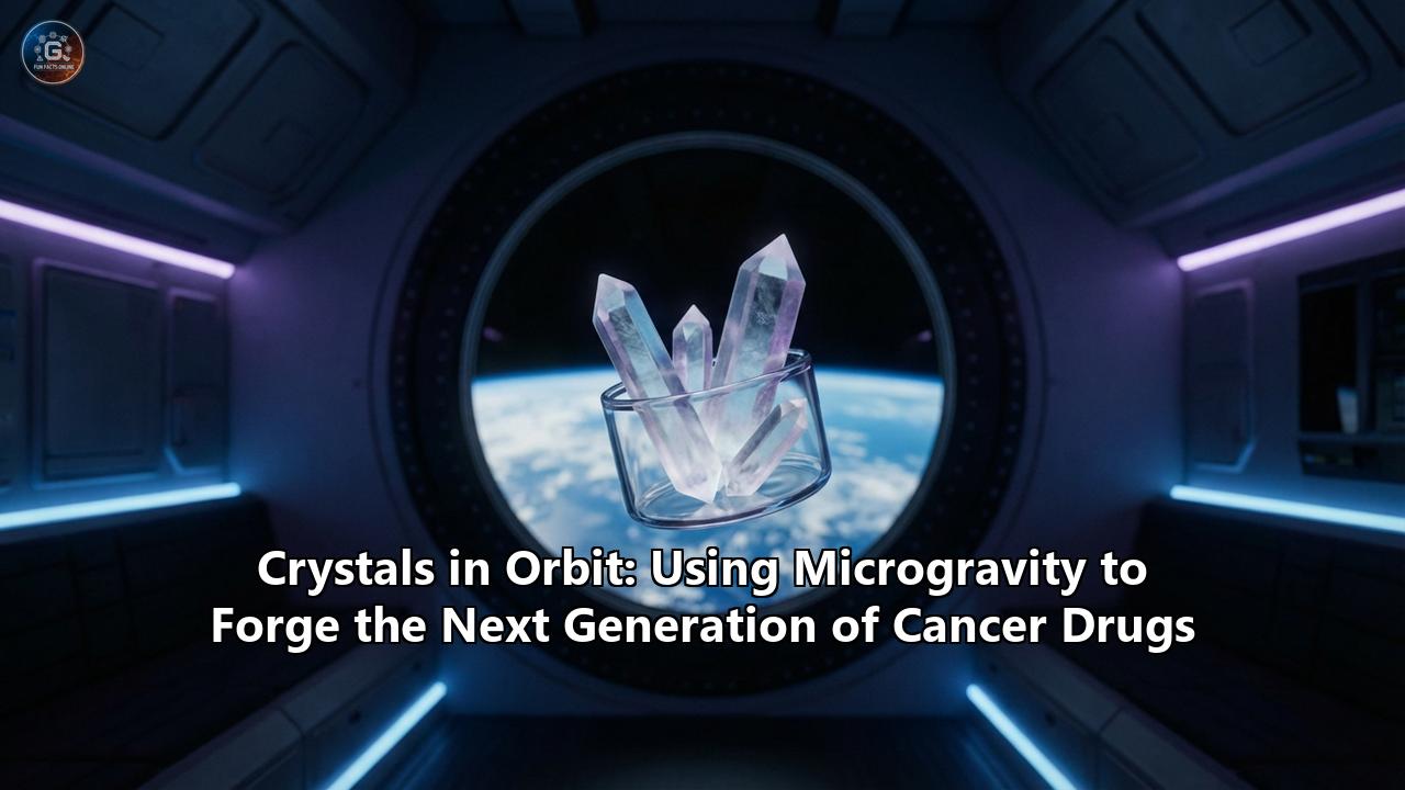 Crystals in Orbit: Using Microgravity to Forge the Next Generation of Cancer Drugs