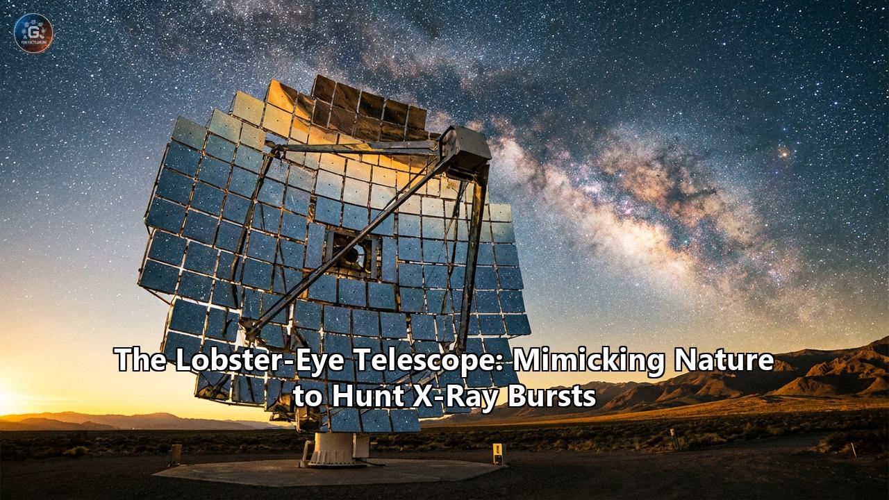 The Lobster-Eye Telescope: Mimicking Nature to Hunt X-Ray Bursts
