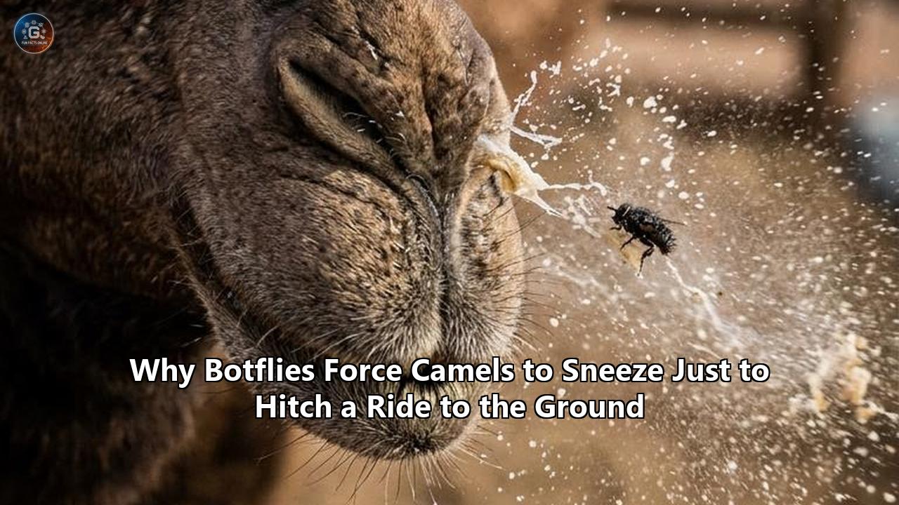 Why Botflies Force Camels to Sneeze Just to Hitch a Ride to the Ground