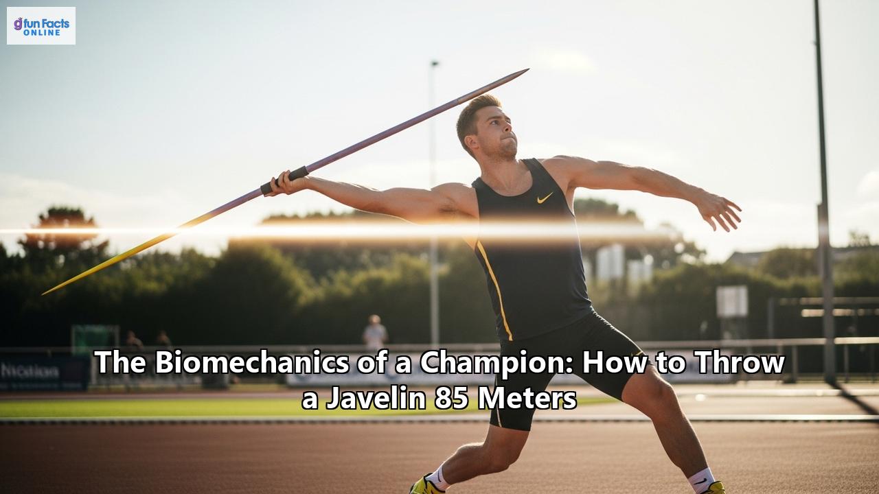 The Biomechanics of a Champion: How to Throw a Javelin 85 Meters