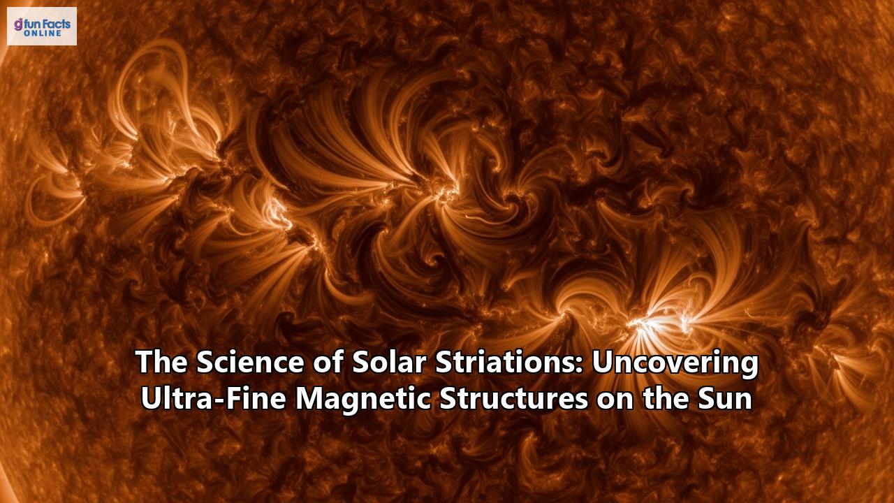 The Science of Solar Striations: Uncovering Ultra-Fine Magnetic Structures on the Sun