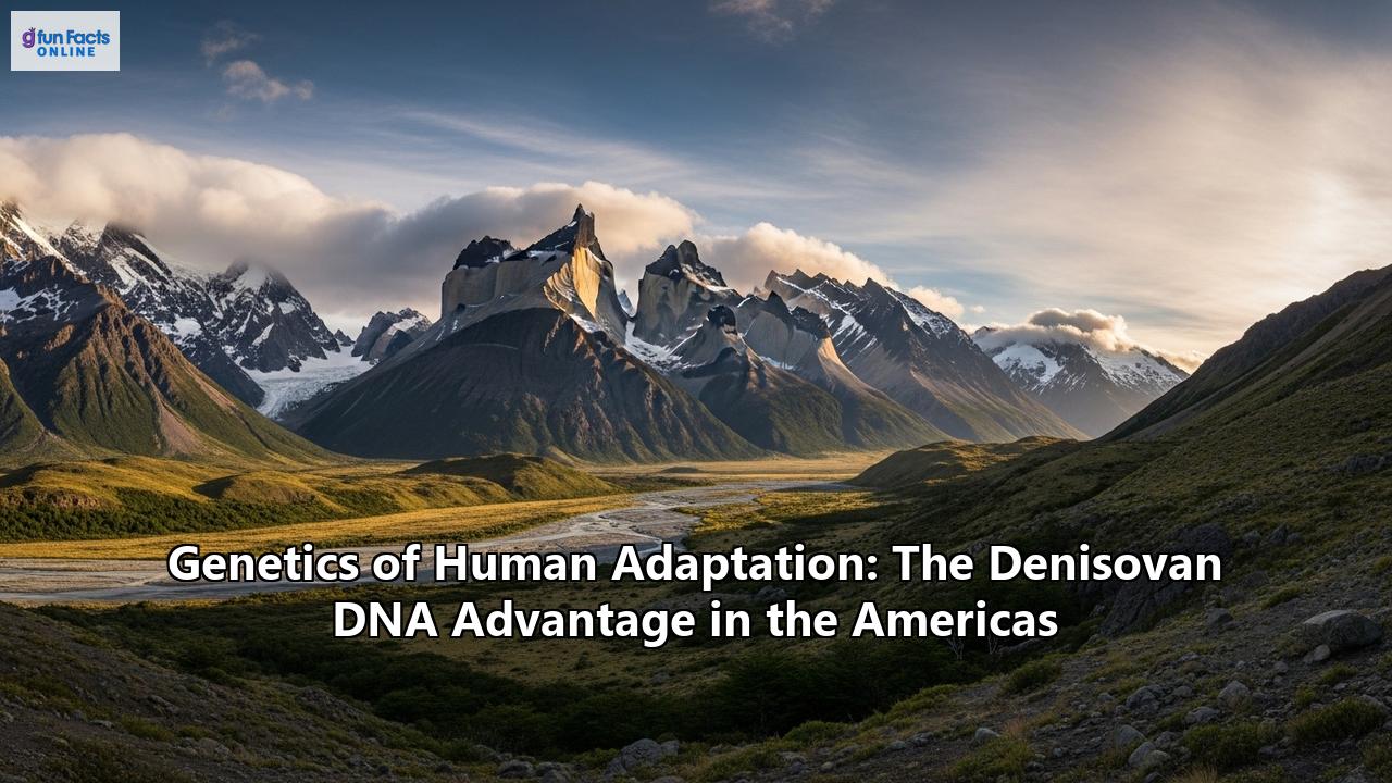 Genetics of Human Adaptation: The Denisovan DNA Advantage in the Americas