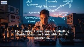 The Quantum Freeze Frame: Controlling Fleeting Quantum States with Light & Electronics.
