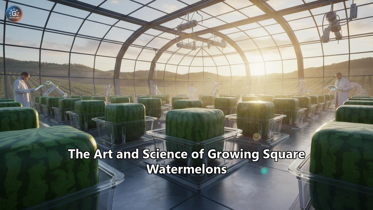 The Art and Science of Growing Square Watermelons