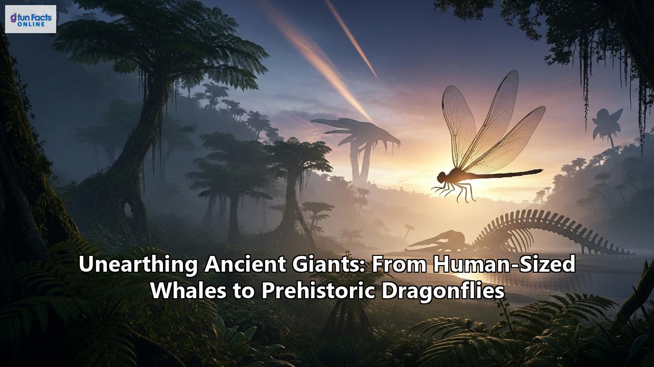 Unearthing Ancient Giants: From Human-Sized Whales to Prehistoric Dragonflies