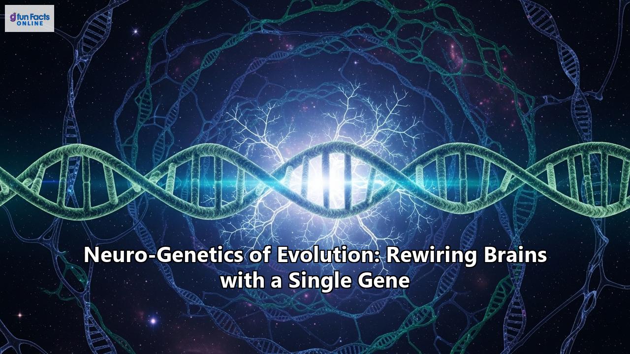 Neuro-Genetics of Evolution: Rewiring Brains with a Single Gene