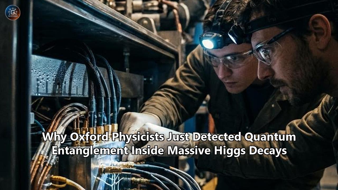 Why Oxford Physicists Just Detected Quantum Entanglement Inside Massive Higgs Decays