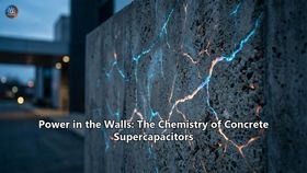 Power in the Walls: The Chemistry of Concrete Supercapacitors