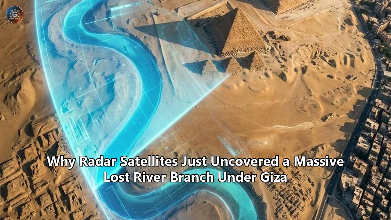 Why Radar Satellites Just Uncovered a Massive Lost River Branch Under Giza