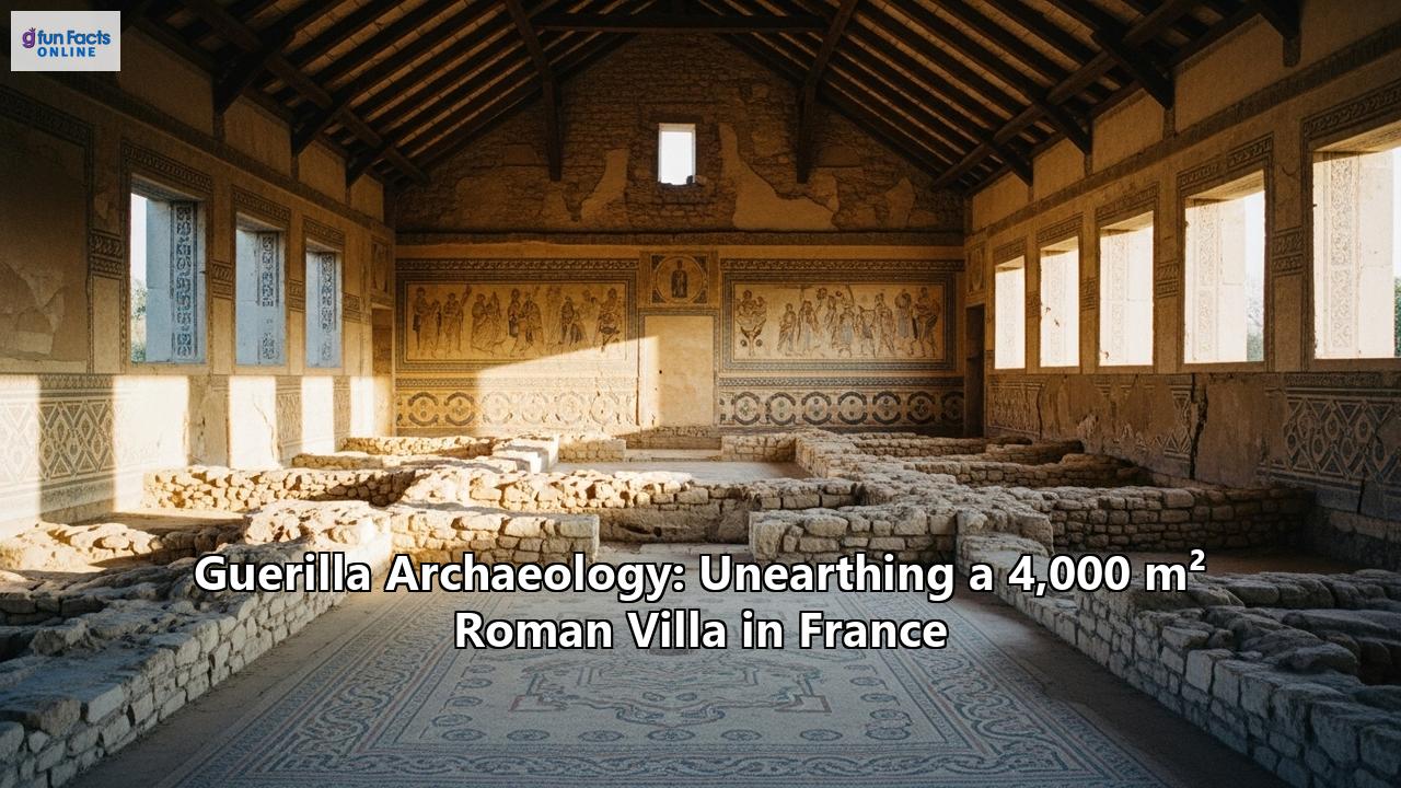 Guerilla Archaeology: Unearthing a 4,000 m² Roman Villa in France