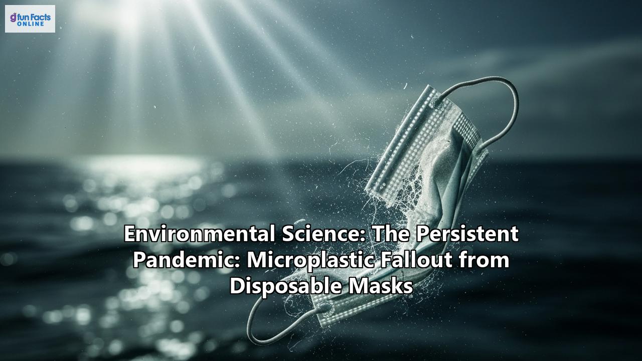 Environmental Science: The Persistent Pandemic: Microplastic Fallout from Disposable Masks
