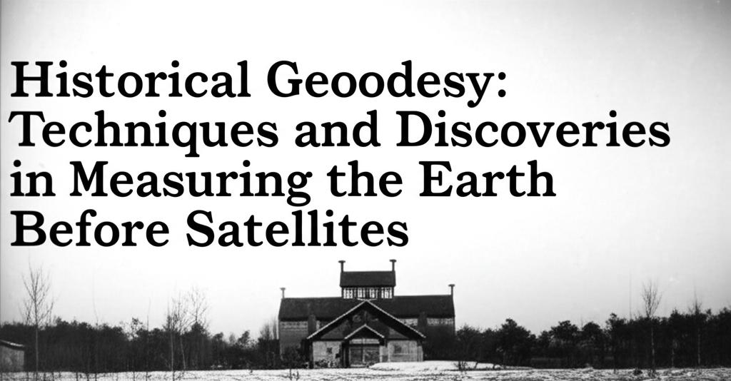 Historical Geodesy: Techniques and Discoveries in Measuring the Earth Before Satellites