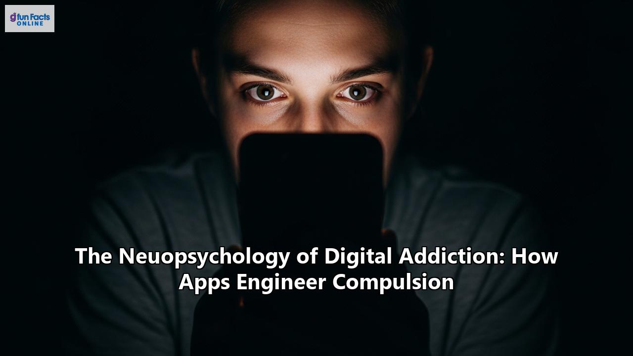 The Neuopsychology of Digital Addiction: How Apps Engineer Compulsion