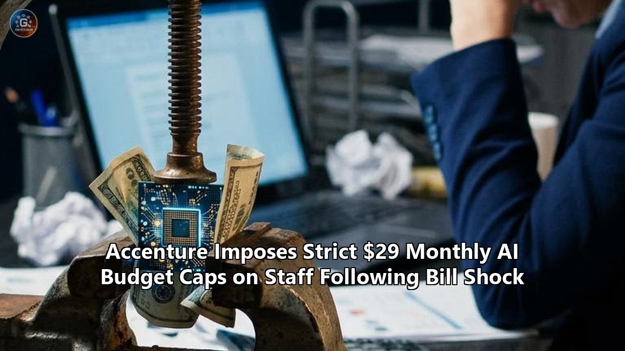 Accenture Imposes Strict $29 Monthly AI Budget Caps on Staff Following Bill Shock