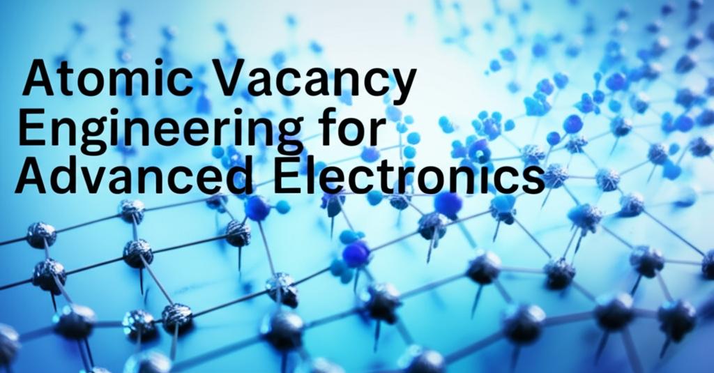 Atomic Vacancy Engineering for Advanced Electronics