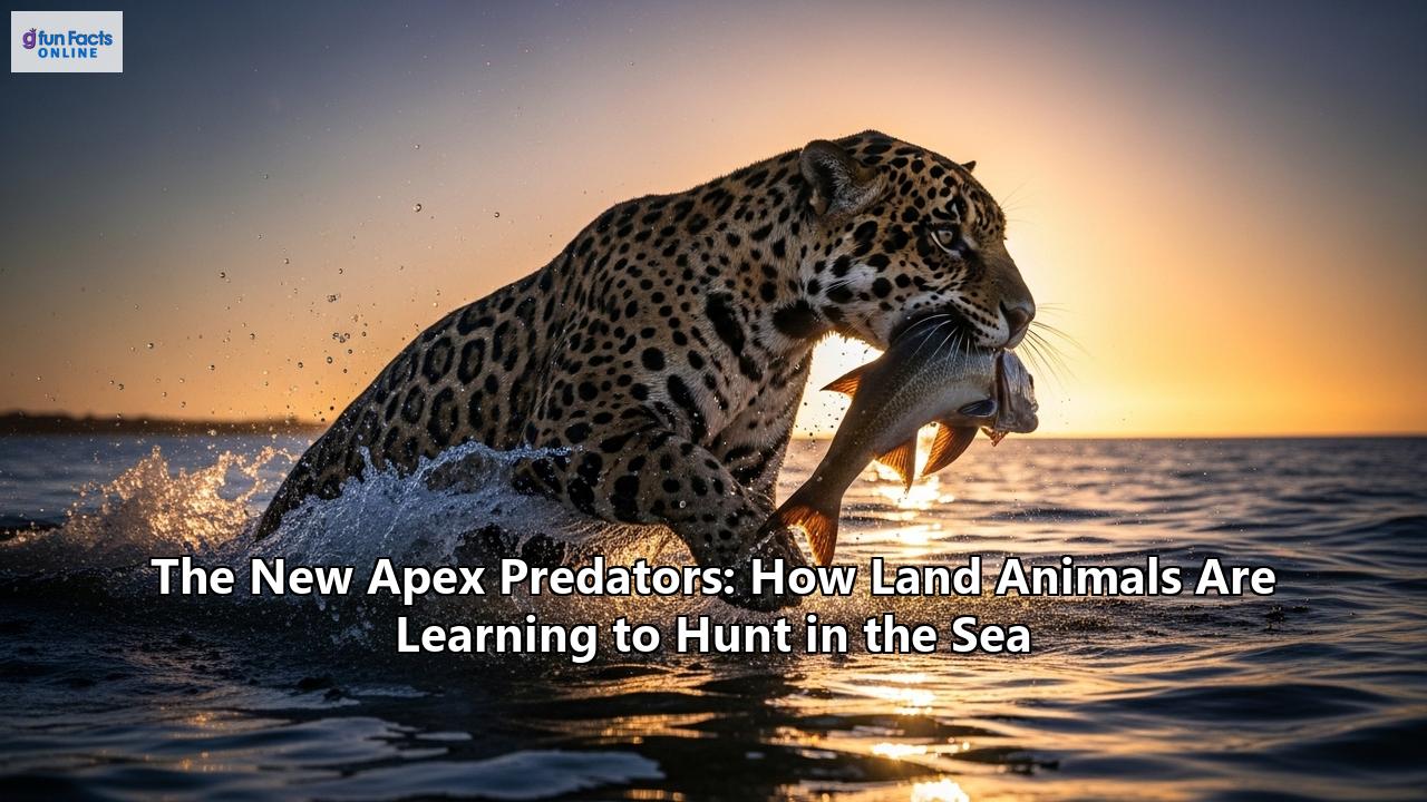 The New Apex Predators: How Land Animals Are Learning to Hunt in the Sea