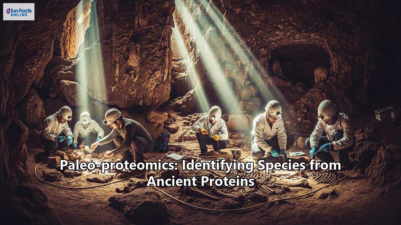 Paleo-proteomics: Identifying Species from Ancient Proteins