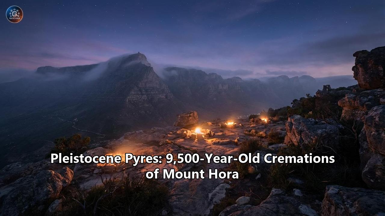 Pleistocene Pyres: 9,500-Year-Old Cremations of Mount Hora